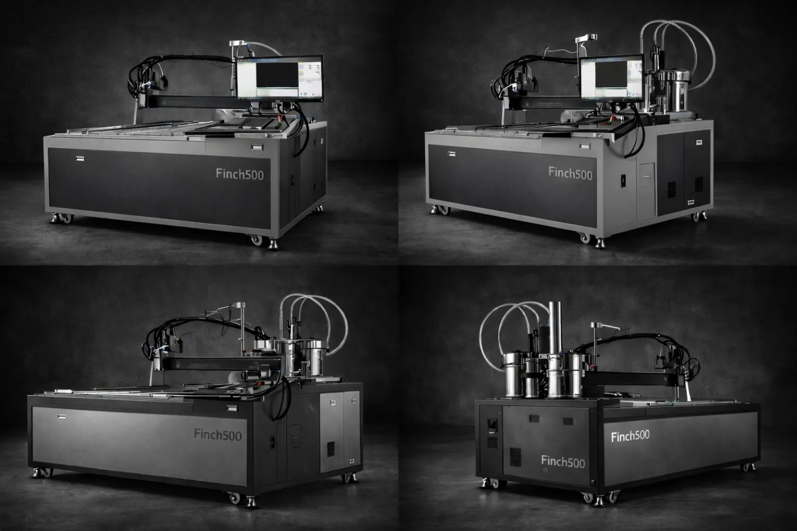 Finch500 industrial doming machine