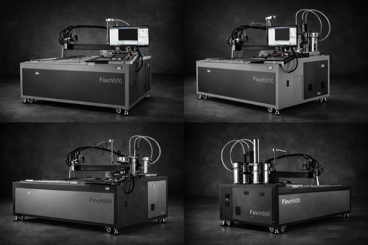 Finch500 industrial doming machine